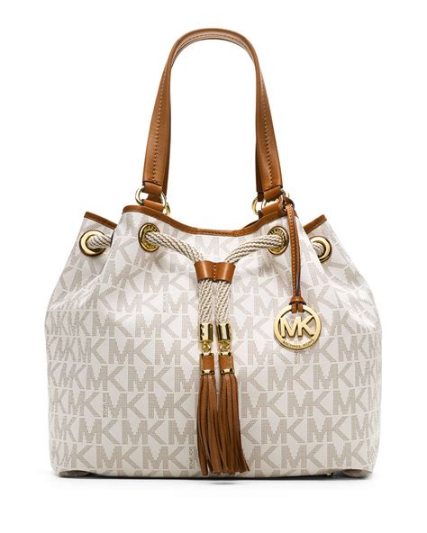 handtasche beige michael kors|michael kors top handle handbags.